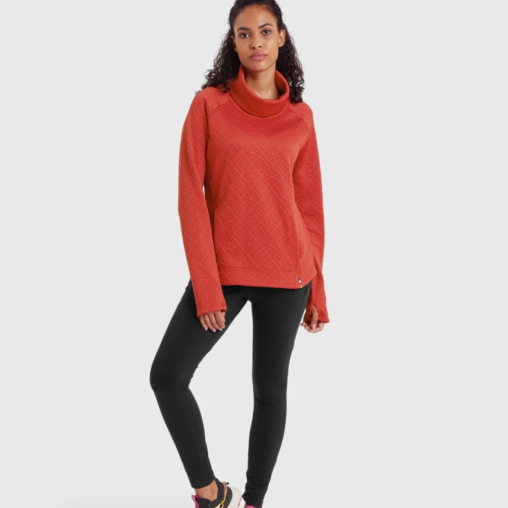Sherpa Adventure Gear Women’s Nyano Pullover Rust‎ Size NEW/NWT Size Large